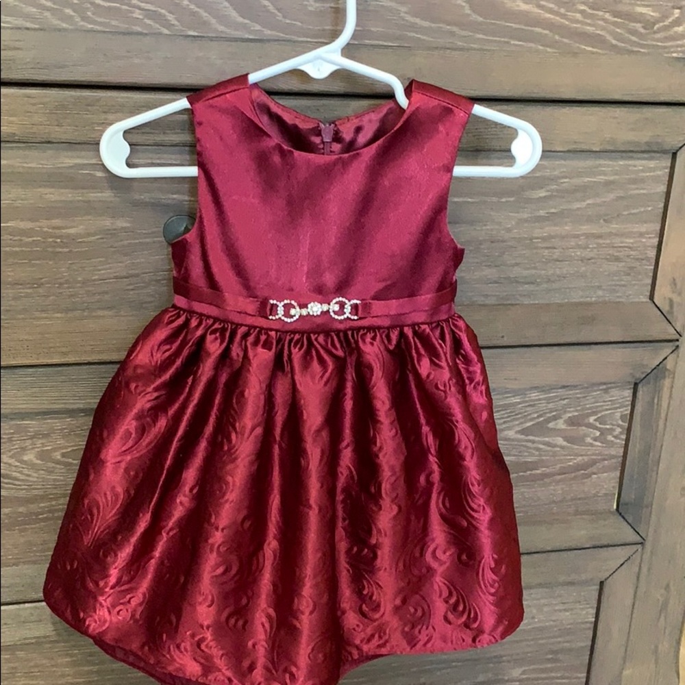 Beautiful Burgundy Dress, 12 Months